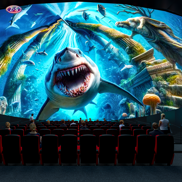 Customizable 360 Degree Dome Projection Immersive Dome Cinema Projector Experience