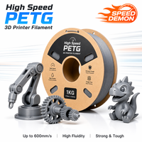 Filament d'imprimante 3D PETG-HF 1,75 mm, bobine de 1 kg, matériau de qualité industrielle haute résistance, précision +/- 0,02 mm, pour imprimantes FDM et moulage