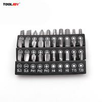 Jeu de 25 embouts de tournevis industriels, tige hexagonale 1/4 pouce, acier S2, types PH, pour perceuse électrique et visseuse à chocs, professionnel, OEM