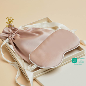 Masque pour les yeux 3D en soie de mûrier pure à 100 % <span class=keywords><strong>Yasha</strong></span> Silk, qualité 6A, avec logo personnalisé, coffret cadeau, confortable, élégant, pour la maison et les voyages, toutes saisons - Product Image 4