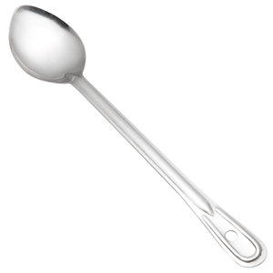 Cuillère à badigeonner en acier inoxydable à fente standard de 11/13/15/18 pouces pour cuisine commerciale - Product Image 3
