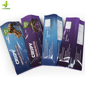Tùy chỉnh in lại bên con dấu gối Bao bì túi nhựa lá granola Nut sô cô la protein năng lượng thanh wrapper - Product Image 6