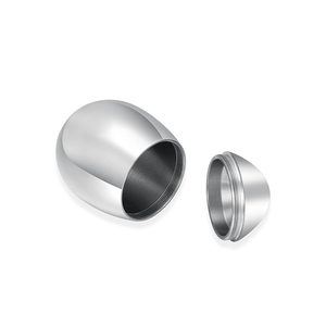 Urne en forme d'œuf en argent, bijoux en acier titane, cendres <span class=keywords><strong>de</strong></span> crémation, souvenir, Mini urne commémorative, <span class=keywords><strong>pendentif</strong></span> d'<span class=keywords><strong>arbre</strong></span> <span class=keywords><strong>de</strong></span> <span class=keywords><strong>vie</strong></span> - Product Image 4