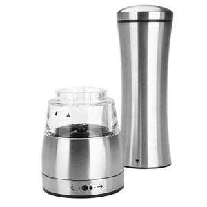 Fabricant professionnel vendant un ensemble de moulins à sel et à poivre portables en acier inoxydable de qualité supérieure avec réglage de la grosseur de mouture - Product Image 4