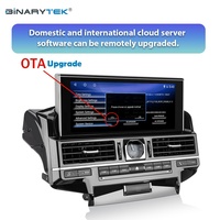 Toyota Land Cruiser 200 2012-2015 Lecteur DVD de voiture 12,3'' Moniteur Android 13 avec interface CarPlay Android Binarytek