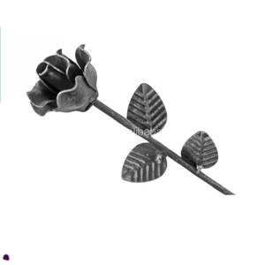 Wrought sắt lá nho trang trí wrought sắt hoa và lá cho cửa sổ nướng thiết kế - Product Image 2