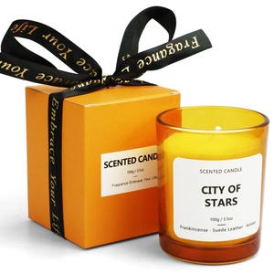 R Custom Label Luxury High Quality Trendy Candles Jar Candles for Birthday Valentines Gift Soy Wax Candle with Glass Cup-shaped