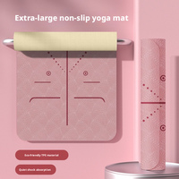 Tapis de yoga, tapis de danse pliable silencieux pour intérieur, tapis de sol pour dortoir, pour la danse, rouleau en mousse pour l'entraînement