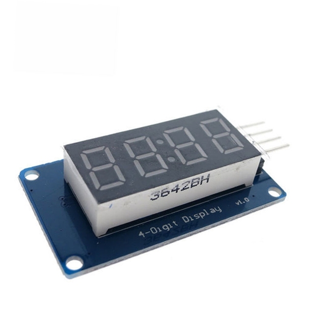 TM1637 LED Display Module for 7 Segment 4 Bits 0.36Inch Clock RED Anode Digital Tube Four Serial Driver Board Pack
