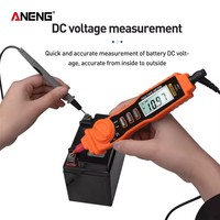 Multímetro Digital ANENG A3002 Tipo Pluma, 4000 Cuentas, Sin Contacto, Voltaje AC/DC, Resistencia, Diodo, Continuidad, Protección IP55