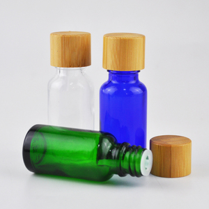 Botella de Vidrio Ámbar con Gotero para Aceites Esenciales, con Tapa de Bambú, 5/10/15/20/30/50/100 ml, Botella de Vidrio Esmerilado con Tapón Insertable - Product Image 6