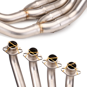 Sistema de Escape CHMotor Slip-on para Honda CBR650R <span class=keywords><strong>CB650R</strong></span> CBR650F CB650F 2014-2025, Tubo Frontal de Acero Inoxidable de 51MM - Product Image 3