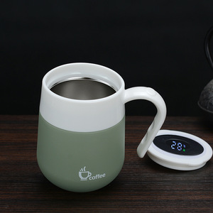 Business Coffee Temperature Display Thermos <strong>Cup</strong> Combination High-end Gift Set Company Event Souvenir Advertisement logo - Product Image 2