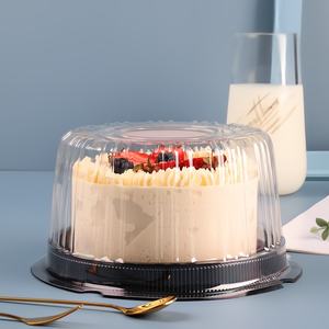 Xiamen Plastic Disposable <strong>Cake</strong> Containers With Dome Lids <strong>Cake</strong> Board Round <strong>Bundt</strong> Tiramisu Boxes Brownie Holder Display Containers - Product Image 1