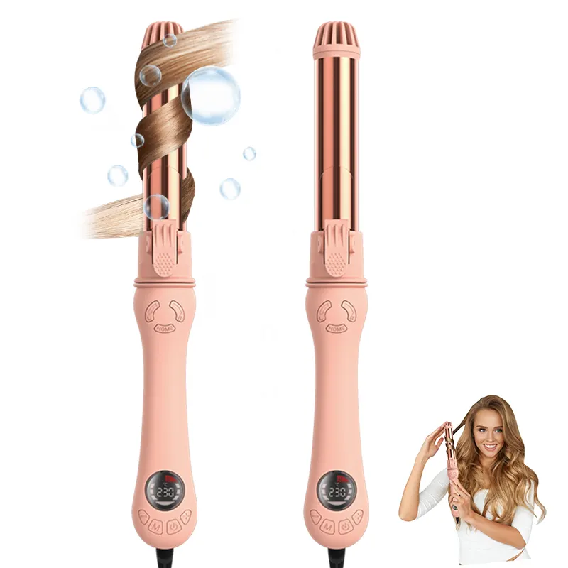 Custom Logo Pro Auto Waver Curls Wand Automatic Hair Curling Irons Hot Sell Rotating Hair Curling Iron Hair Curler