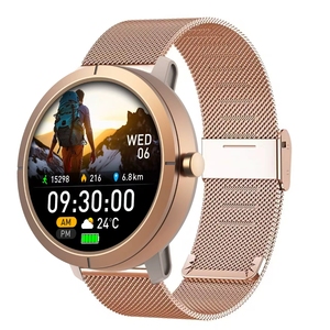 Reloj Inteligente al por Mayor con Marca Personalizada, Reloj Inteligente GPS 5ATM para <span class=keywords><strong>Mujer</strong></span>, Rastreador de Actividad Física, Reloj Deportivo para Parejas, <span class=keywords><strong>Dorado</strong></span>, Negro, Plateado - Product Image 5