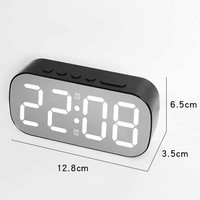 Horloge numérique électronique LED pour bureau, cuisine, extérieur, simple, avec radio, pour la décoration du salon et de la chambre