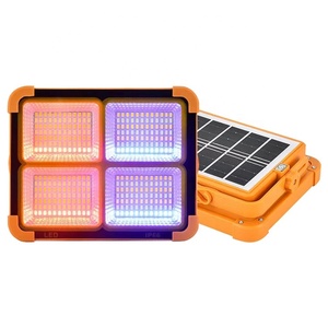 Shingel şarj edilebilir lamba 200W 1000W uzun ömürlü 6000mA pil kapasitesi taşınabilir el güneş LED projektör acil ışık - Product Image 1