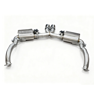 Système d'échappement Catback à soupape électronique pour Porsche Cayman 987.13.4 2004-2011 en acier inoxydable, <span class=keywords><strong>son</strong></span> de course amélioré - Product Image 5