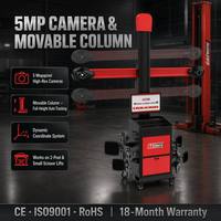 Alineador de Ruedas 3D Profesional GATmatic GA-600, Cámara de 5MP, Seguimiento Automático, Columna Móvil, Sistema de 4 Ruedas Móviles de 10-24 Pulgadas, Certificado CE
