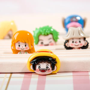 Precio de fábrica cabeza de dibujos animados accesorios de resina funda de teléfono resina llavero resina para Decoración - Product Image 5