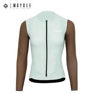 Mcycle Atacado Ciclismo Bicicleta Vestuário Bicicleta Respirável Camisa Top Custom Pro Mulheres Manga Longa Ciclismo Jerseys