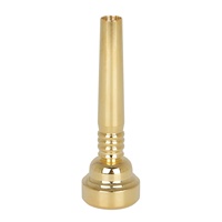 Brass Instruments with Gold Plated 17C Trumpet Mouth