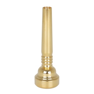 Instrumentos de latón con <span class=keywords><strong>boca</strong></span> de <span class=keywords><strong>trompeta</strong></span> 17C chapada en oro - Product Image 4