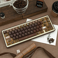 Keycaps pour clavier de programmeur, PBT + PC, 145 touches, profil Cherry/FOA pour commutateur MX GK64/84/87/96/104/108/980, clavier mécanique