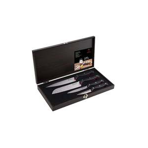 Set di coltelli da 4 pezzi con lama in metallo 3 cr13 coltelli da Chef personalizzati per feste di campeggio all'aperto per ristoranti - Product Image 1