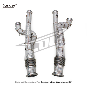 Système d'échappement droit avec bouclier thermique pour Lamborghini Aventador LP770 SVJ/LP780 Ultimae 2019+ - Product Image 5