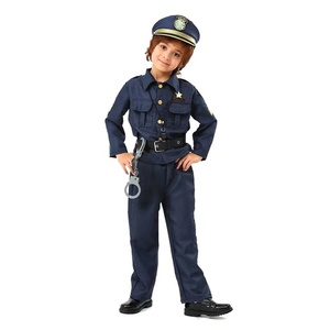 Vestire il Costume dell'ufficiale di polizia dell'america per il Costume dell'uniforme del poliziotto dei ragazzi dei bambini con gli accessori - Product Image 5