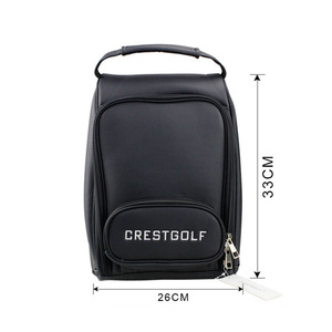Vente chaude Étanche Golf Porte-Chaussures Sac Multifonctionnel Voyage Chaussures Sac De Rangement Portable Antipoussière En Cuir PU Sneaker Sac - Product Image 6