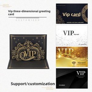 Biglietto d'Auguri 3D in Carta Traforata 2023, Regalo Aziendale per Clienti e Dipendenti, Stampa in Oro di Alta Qualità, Creativo - Product Image 4