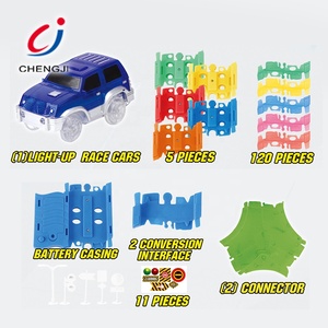 <span class=keywords><strong>Pistas</strong></span> De Juguete De luz LED eléctrica para coche De carreras De pista De carrera luminosa carril De la pista De carreras De ranura Coche - Product Image 5