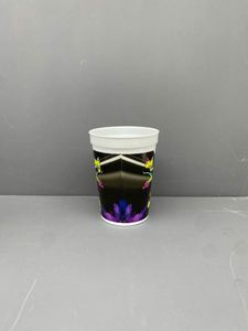 Custom Colorful Logo Heat Transfer Printed <b>Reusable</b> Hard Plastic Food Grade Durable PP Stadium <b>Cups</b> - Product Image 4
