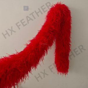 Boas de plumas de <span class=keywords><strong>avestruz</strong></span> de 10 y 20 capas, teñidas en varios colores, para fiestas, bailes, vestidos, prendas de vestir, accesorios de decoración. - Product Image 4