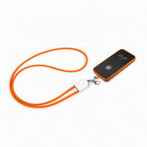 Cordon de téléphone 4-en-1 multifonctionnel avec charge rapide USB 60W, câble de données, sangle anti-perte <span class=keywords><strong>pour</strong></span> le cou, logo personnalisé, cadeau promotionnel d'entreprise - Product Image 1
