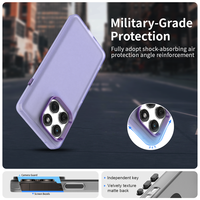 Coque de téléphone mate résistante aux chutes et aux rayures, avec boutons indépendants et protection de l'objectif surélevée pour Motorola G56/G86/Edge 60 Fusion/G35