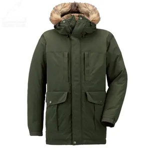 YuFan Custom Warm Winter Outdoor Waterproof Down Jacket For Men Breathable Puffer Parka Windproof Hooded Lightweight Padded Coat