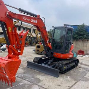 Gebruikt Kubota U55-5 5,5 ton minikraan Kubota V2607 motor 0,2 m³ bak lage uren Japanse oorsprong - Product Image 2