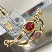 YuSa1445 Montre Bracelet à Breloques Vintage Haut de Gamme pour Femme, Luxe Décontracté, Mode, Quartz, Aiguilles en Verre, Alliage, En Stock - Grande Vente