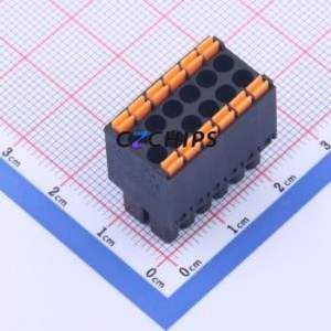 KF2EDGKS-3.5-2*6P Plug-in Terminal Block P=3.5mm Connector ( Connector Type: Male Plug )( Construction: 2x6P )( Pitch: 3.5mm ) - Product Image 1
