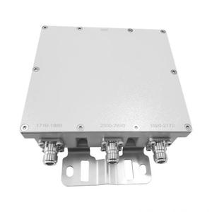ตัวรวมสัญญาณ RF Triplexer 1710-1880/1920-2170/2500-2690MHz ไตรแบนด์ ค่า PIM ต่ำ -155dBc 200W 4.3/10-Female IP65 สำหรับ DAS IBS - Product Image 2