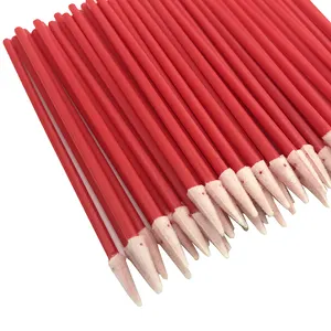 100pcs 77mm Lint Free Sharp Tip Cleanroom Foam Swabs for Electronics Cleaning