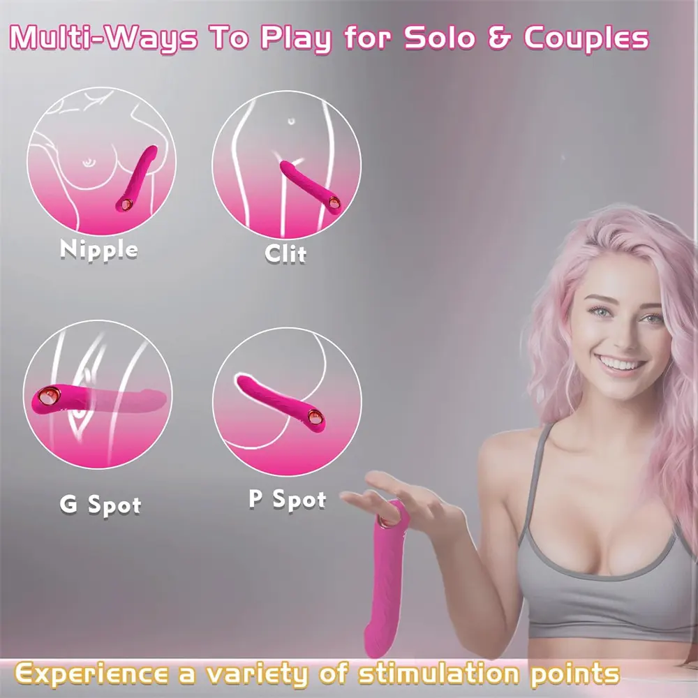 Mainan seks neonsemua mainan seks silikon lunak Anal G spot vibrator puting klitoris realistis getaran Dildo untuk wanita