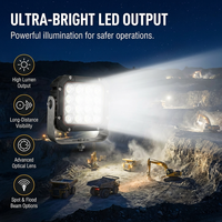 Luz LED Ultra Brillante para Cargadora de Ruedas, para Caterpillar, Komatsu, Volvo, Lámpara de Trabajo para Equipo Pesado, Iluminación para Minería Ip69K