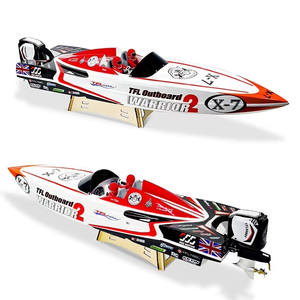 TFL Hobby 1148 Warrior 35 pouces, <span class=keywords><strong>bateau</strong></span> <span class=keywords><strong>RC</strong></span> professionnel de grande taille avec moteur sans balais, coque en fibre de verre, hélice en laiton à 2 pales, navire de course - Product Image 2