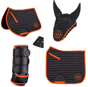 מגפי סוס מקצועי סוס סט ציוד רכיבה רכיבה מגפי סוסים + אוכף משטח עפים רעלה + סוס מגפי פעמון - Product Image 4