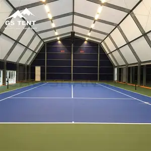 30m çokgen spor çadır Paddle mahkeme kapağı veya tenis kortu